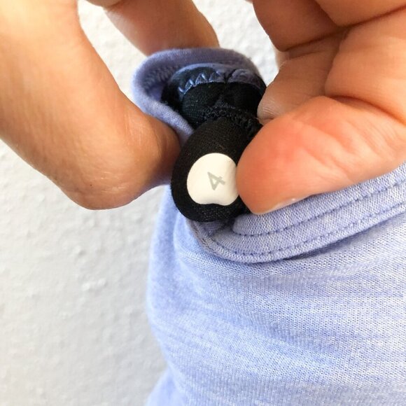 LULULEMON Inspiration Tank II Heathered Lullaby / Ace Spot Lullaby Black Size 4 - Picture 9 of 10